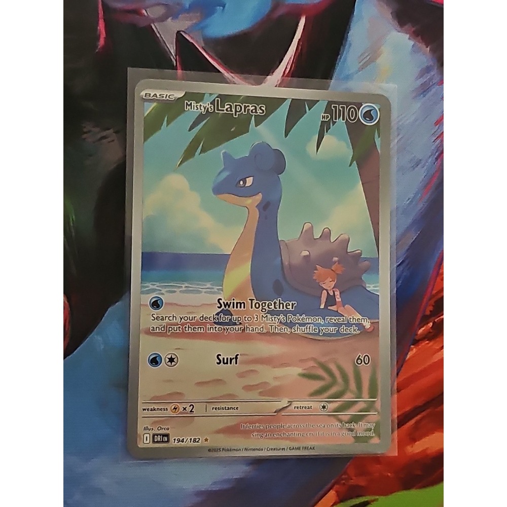 Misty's Lapras 194/182 Sv10: Destined Rivals Holo - Picture 2 of 6